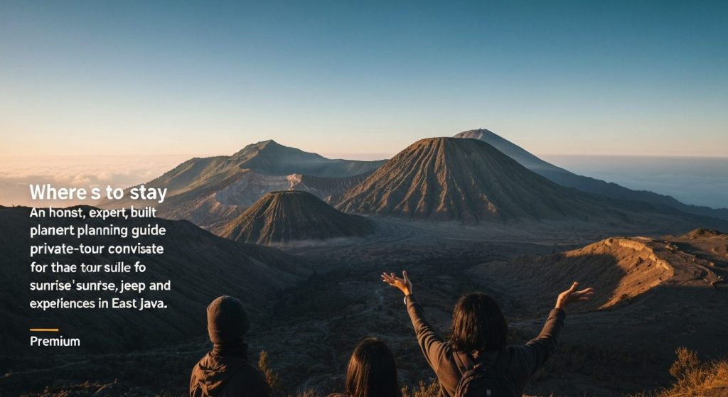 where to stay near mount bromo — Photorealistic editorial travel photograph relevant to: An honest, expert-built plannin